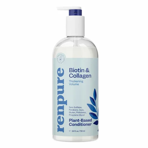 Miniatura 10 de RENPURE Vinagre de sidra de manzana y acondicionador de aloe, a base de plantas, aclara, elimina los residuos y nutre para un cabello brillante