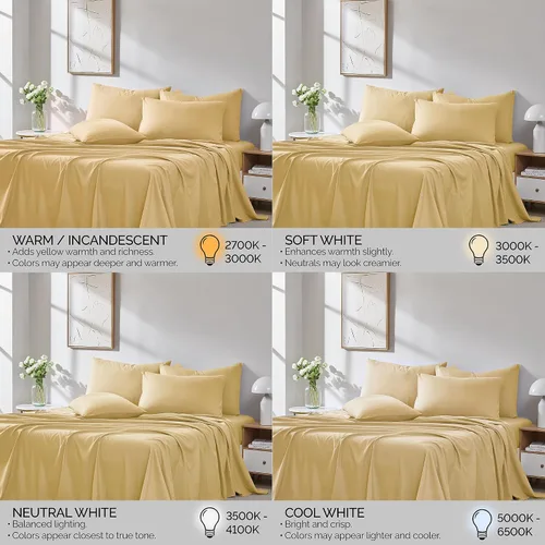 Miniatura 222 de Southshore Fine Living, Inc. Juego de 7 piezas de sábanas King divididas para cama ajustable, juego de sábanas King divididas con bolsillo de 21