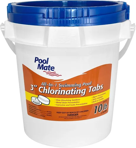 Miniatura 8 de Pool Mate cloro en tabletas para alberca todo en 1, 3 pulgadas