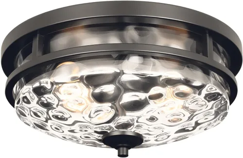 Miniatura 7 de Edwarmlux Lámparas de techo empotradas, lámpara de techo de granja de 2 luces cerca del techo, lámpara de techo industrial para cocina, pasillo
