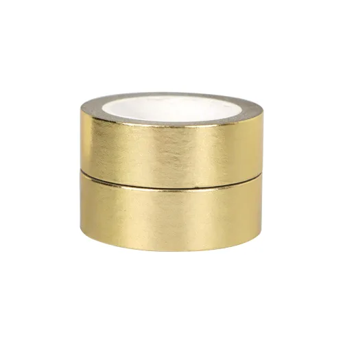 Miniatura 6 de AxeWoodz Juego de 3 rollos de cinta washi de lámina dorada de latón, cinta decorativa, papel artístico, cinta adhesiva para envolver regalos