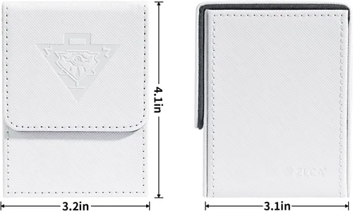 Miniatura 2 de Caja de almacenamiento de cartas ZLCA para MTG Yugioh TCG, caja de almacenamiento de cartas con divisores para más de 100 cartas con fundas, estuche