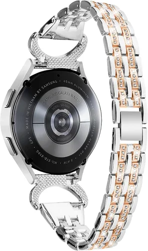 Miniatura 9 de Correas de reloj compatibles con Michael Kors Access Gen 4 MKGO/MKGO Gen 5E de 1.61 pulgadas para mujer, joyería de diamantes de imitación de Oro