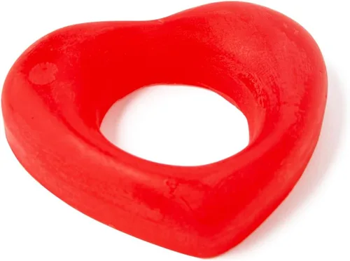 BigMouth Weener Kleener - Jabón de barra en forma de anillo para adultos, divertido humor de baño, corazón