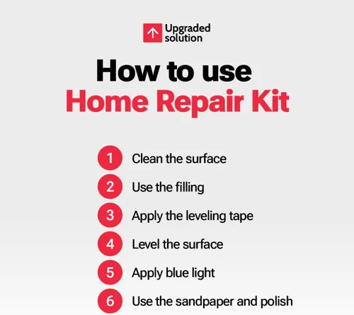 Miniatura 8 de kit para reparar acrílico, mármol y granito Claro/Transparente