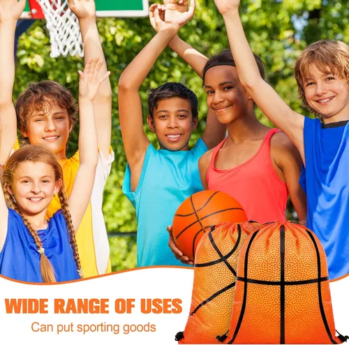 Miniatura 12 de Eccliy 24 bolsas de baloncesto con cordón para deportes, gimnasio, con cordón para baloncesto, regalos para adultos