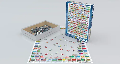 Miniatura 3 de EuroGraphics Banderas del Mundo Puzzle (1000 piezas) (6000-0128)