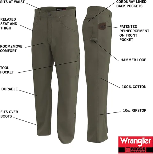 Miniatura 6 de Wrangler Riggs Workwear - Pantalón de jean para hombre