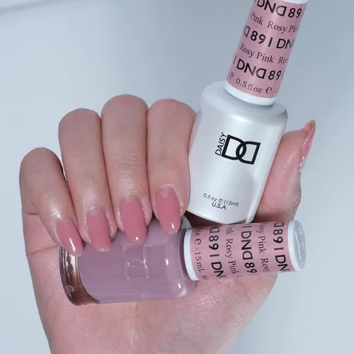 Miniatura 2 de Juego de esmalte de gel DND, Colección Sheer, esmalte de gel UV/LED y laca de uñas de secado al aire, dúo de esmalte sin astillas a juego, 0.5 onzas