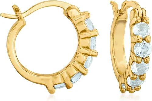 Miniatura 4 de Ross-Simons Three Pair Gemstone Huggie Hoop Earrings