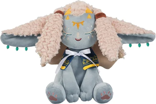 Miniatura 7 de Nadou - Muñeco de peluche Korok de 3.9 pulgadas, 4 piezas de juguetes Korok con 10 caras de repuesto diferentes, animales de peluche Yahaha, lindas