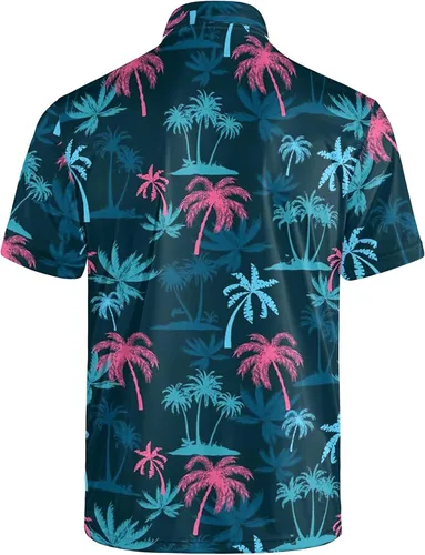 Miniatura 2 de Camisas polo divertidas para hombre de los años 80, camisas de golf de secado rápido que absorben la humedad, divertidas camisas polo de golf