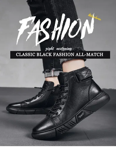 Miniatura 3 de DevilAngel Botas italianas de piel de cachemira para hombre