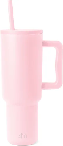Miniatura 29 de Simple Modern Vaso Trek de 40 oz con Asa y Tapa con Pajilla Vaso de Viaje Aislado de Acero Inoxidable Apto para Portavasos Slumberland