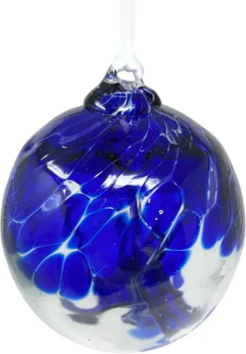 Miniatura 3 de Globo grande de cristal de la amistad, ópalo de 4.7 pulgadas, soplado a mano, hecho a mano, para colgar en el jardín, para interiores y exteriores