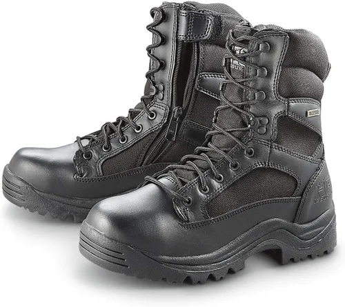 Miniatura 8 de HQ ISSUE Botas tácticas clásicas impermeables de 8 pulgadas con cremallera lateral para hombre