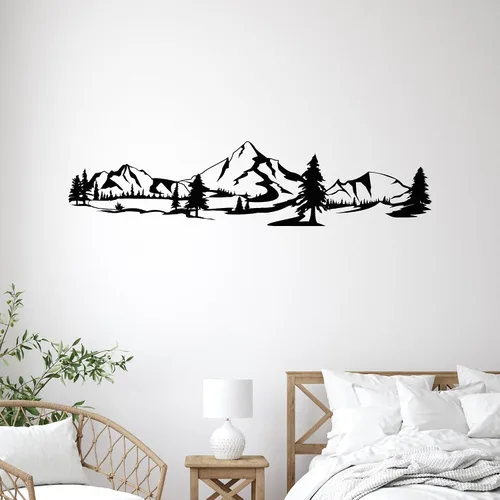 Miniatura 2 de Vinilo Pegatinas Montañas Naturaleza Bosque Paisaje (3605ig)