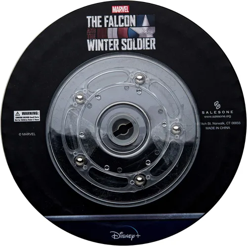 Miniatura 17 de Marvel Studios: The Falcon y The Winter Soldier - Juego de 5 pines de solapa con base de metal y esmalte con caja circular de 6.3 pulgadas