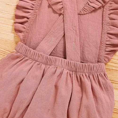 Miniatura 6 de Shalofer Traje de primer cumpleaños para bebé niña con diadema