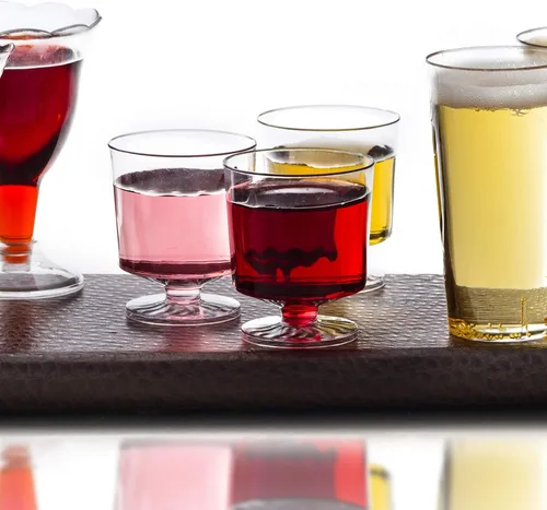 Miniatura 5 de Party Essentials Mini vasos desechables de plástico de 2 onzas, para degustaciones de vino, porciones pequeñas, muestras de alimentos, condimentos