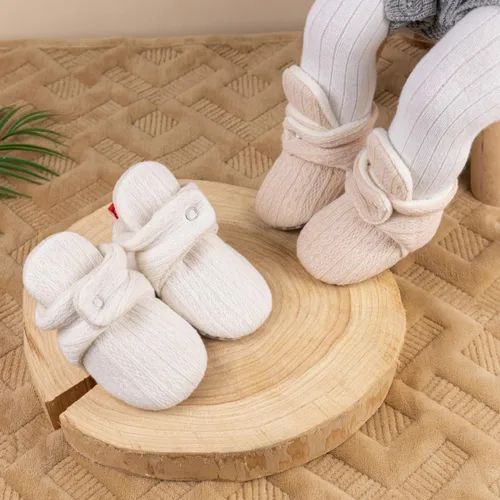 Miniatura 81 de Sawimlgy - Botines de algodón antideslizantes para recién nacido, con agarre, para cuna o para el invierno