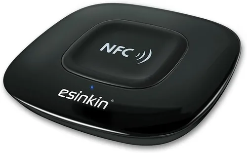 Esinkin Receptor Bluetooth Adaptador de audio inalámbrico 4.0 (NFC habilitado) para sistema de sonido estéreo de música HD