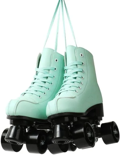 Miniatura 4 de Jessie - Patines de piel sintética ajustables de cuatro ruedas de alta calidad para mujeres, hombres, niños y niñas - Interior y exterior