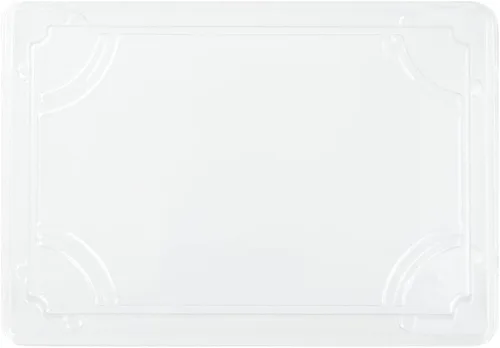 Miniatura 11 de Restaurantware Solo tapas: tapas de plástico Foil Lux para bandeja mediana de sushi 100 tapas rectangulares para platos de bagazo - Bandejas se