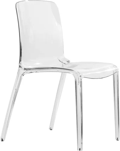 Miniatura 9 de LeisureMod Silla de comedor moderna de mediados de siglo, silla de acrílico para cocina, comedor y decoración contemporánea del hogar
