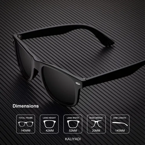 Miniatura 4 de Lentes de sol polarizados para hombres y mujeres acabado mate lentes espejados de color bloqueo UV al 100 paquete de 3