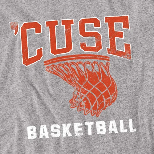 Miniatura 2 de Syracuse University Camiseta unisex para adultos con aro de baloncesto