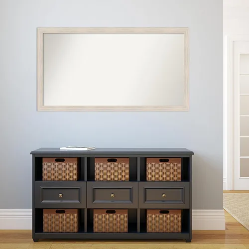 Miniatura 994 de Amanti Art Espejo personalizado, espejo estrecho de baño de oro blanco, espejo de pared o espejo de tocador de baño sobre el fregadero