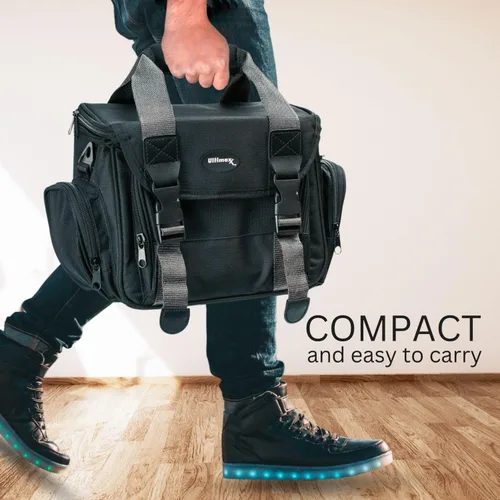 Miniatura 2 de Ultimaxx Bolsa mediana totalmente acolchada con hebillas dobles para cámaras y videocámaras Sony, Nikon, Canon, Olympus, Pentax, Panasonic, Samsung