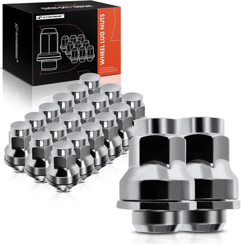 Miniatura 10 de A-Premium Tuercas de rueda compatibles con Jaguar XF 2009-2014 XJ XE Tipo F XK XKR XFR XFR-S XKR-S XJR Juego de 5 piezas delanteras o traseras