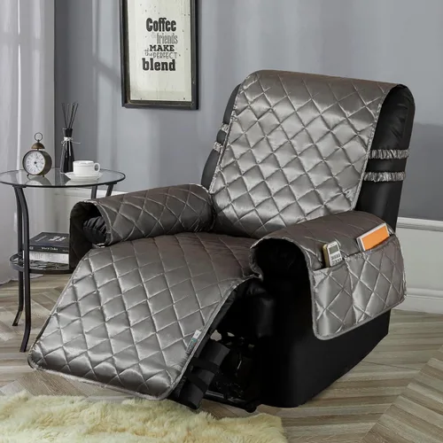 Miniatura 10 de STONECREST - Funda Refrescante para Silla Reclinable, Funda de Satén Sedosa para Sillón Reclinable, Funda Deslizable para Sillón Reclinable que se