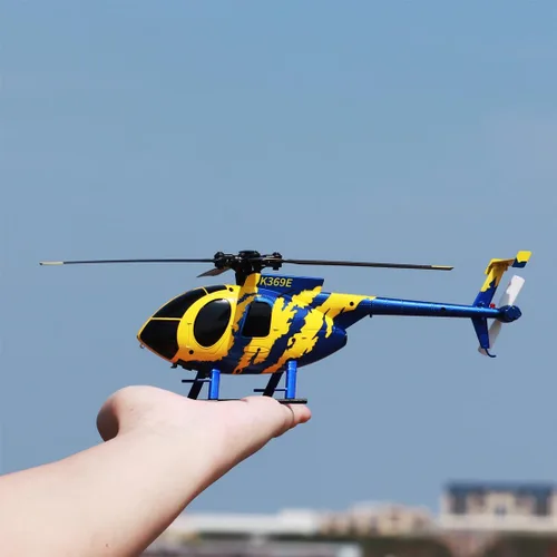 Miniatura 6 de RC ERA C184 MD500 Helicóptero RC, 2.4G 6-Giroscopio 4CH Helicóptero estabilizado, avión de control remoto con sensor de flujo óptico para adultos