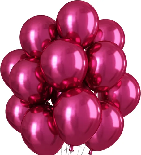 Miniatura 16 de Globos cromados verdes, 50 unidades de 10 pulgadas, globos metálicos de doble capa de color verde claro brillantes y gruesos, globos de látex
