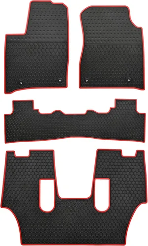 Miniatura 10 de Alfombrillas de coche personalizadas para Dodge Journey 2012, 2013, 2014, 2015, 2016, 2017, 2018, 2019, 2020, inodoro, lavable, resistente