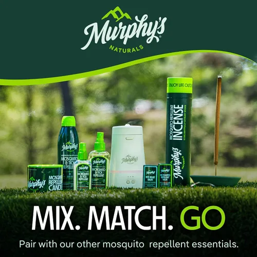 Miniatura 9 de Murphy's Naturals Varillas de incienso repelentes de mosquitos, repelente de insectos con citronela para exteriores, más de 2.5 horas de tiempo