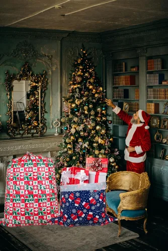 Miniatura 5 de jabberwpacking Paquete de 4 bolsas de regalo de Navidad extra grandes con cinta y etiqueta de regalo de 36"x48" bolsas de regalo jumbo grandes