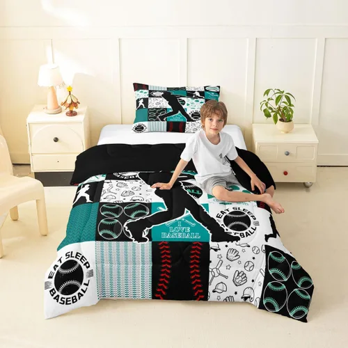 Miniatura 53 de Juego de edredón de caricaturas de autos para adolescentes, juego de ropa de cama de transporte urbano, ropa de cama para decoración del hogar
