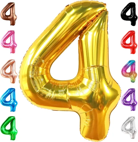 Miniatura 170 de Globo gigante plateado del número 0 de 40 pulgadas – Globo Mylar del número 0 Globo plateado 0 para decoraciones de fiesta Globo plateado