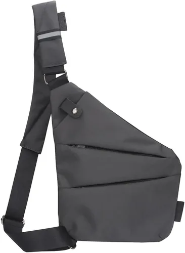 Flex Moves PERSONAL FLEX BAG Bolso bandolera antirrobo para hombres y mujeres, bolsa de pecho para deportes, viajes, uso diario
