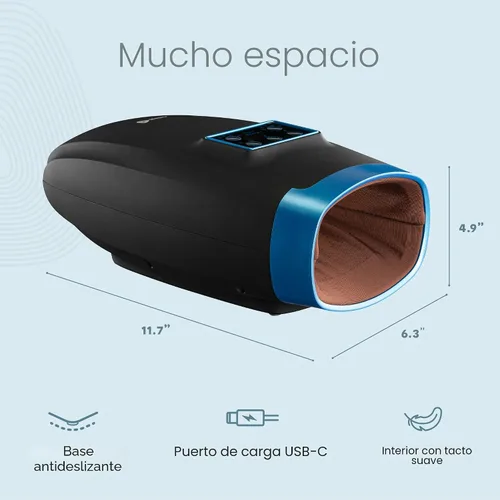 Miniatura 5 de LifePro Legra - Masajeador de manos con calor y compresión, masajeador de dedos, muñeca y palma con 5 modos, terapia de punto de presión para manos