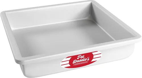 Miniatura 11 de Fat Daddio's PSQ-442 - Molde cuadrado de aluminio anodizado para tartas, 4 x 2 pulgadas