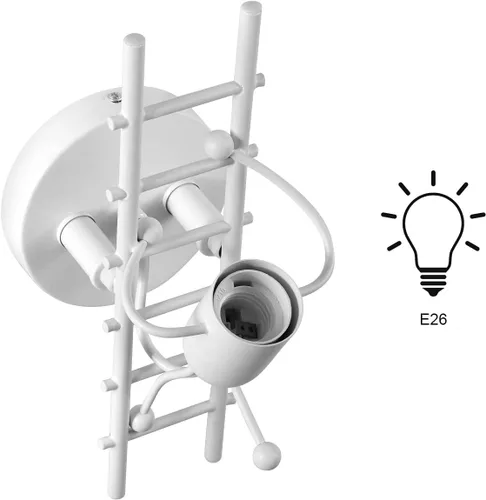 Miniatura 2 de Kawell Lámpara de pared humanoide creativa para interiores, lámpara de pared moderna Art Deco para habitación de niños, dormitorio, sala de estar