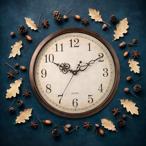 Miniatura 2 de Bernhard Products - Reloj de pared vintage marrón, silencioso, sin tictac, de 18 pulgadas, extra grande, de cuarzo de calidad, funciona