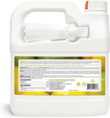 Miniatura 2 de EcoVenger® Ant and Insect Killer 64 oz Aroma cítrico Mata rápidamente hormigas de fuego de hormigas domésticas Disuasión residual Nido