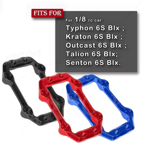 Miniatura 2 de Soporte servo de dirección de aluminio para 1/8 Typhon 6S BLX, Kraton 6S BLX, Outcast 6S BLX, Talion 6S BLX, Talion 6S BLX, 1/10 Senton 6S BLX