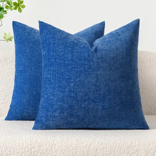 Miniatura 13 de MIULEE - Paquete de 2 fundas de cojín de felpilla suave, de 18 x 18 pulgadas, color naranja tostado otoñal, para sofá y sala de estar, teñidas